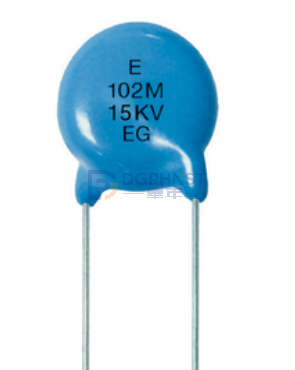 Hige Voltage Disc Ceramic Capacitors ,Ø9.5mm ,470pF ,±10% ,DC6KV ,Y5P ,P10,Long straight  lead ,EASY-DCG