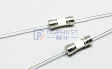 Ceramic Tube Fuses ,3.6*10 ,5A ,250VAC ,慢断型 ,轴状带引线 ,WALTER-ICP ,-