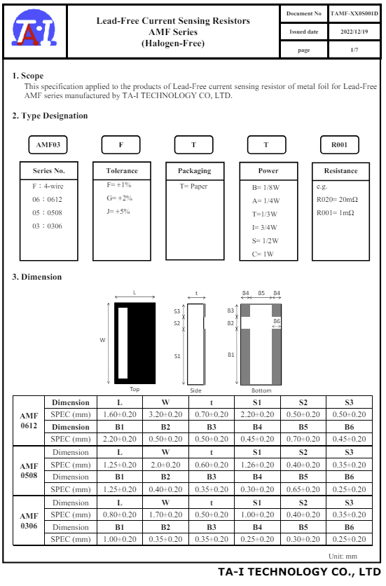 Structure diagram of Dayi four terminal resistor product