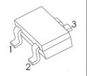 三极管（晶体管） ,2PD601AW ,NPN ,VCEO:50V ,VCBO: 60V ,200mW ,100mA ,SOT-323,6E