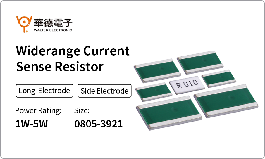 Wide Terminal Current Sensing Resistor